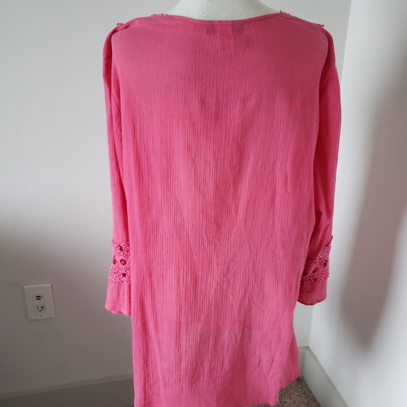 🏖la BLANCA pink cotton cover up size medium 🌴 - Picture 6 of 6